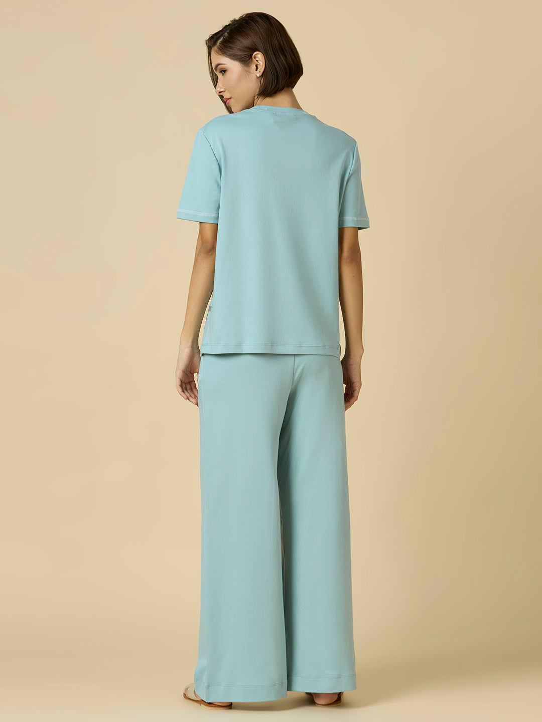 COTTON INTERLOCK JERSEY LOUNGE SET