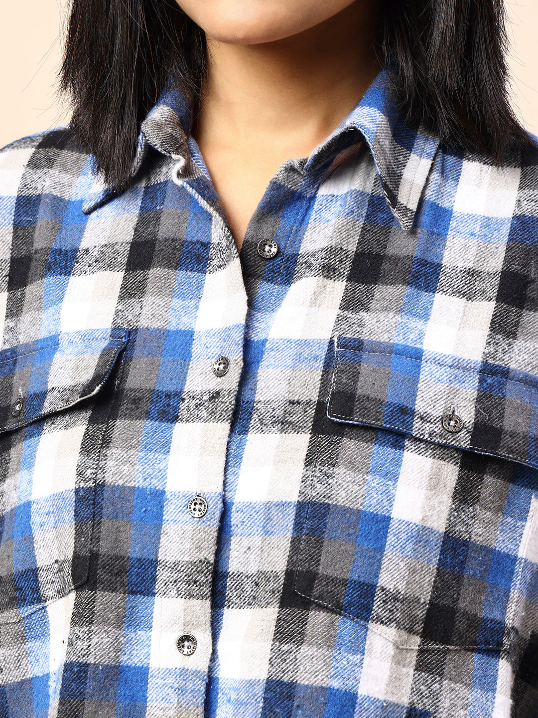 FLANNEL CHECKERED OVERSIZED SHIRT