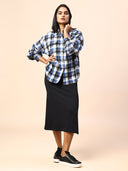 FLANNEL CHECKERED OVERSIZED SHIRT