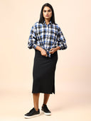 FLANNEL CHECKERED OVERSIZED SHIRT