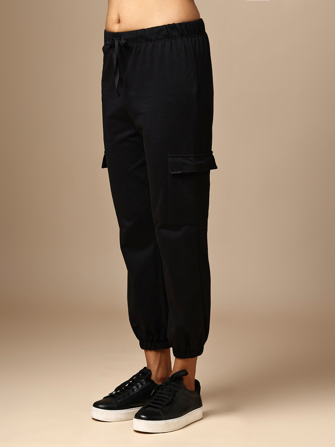 FRENCH TERRY SWEATSHIRT & CARGO JOGGERS CO-ORD SET