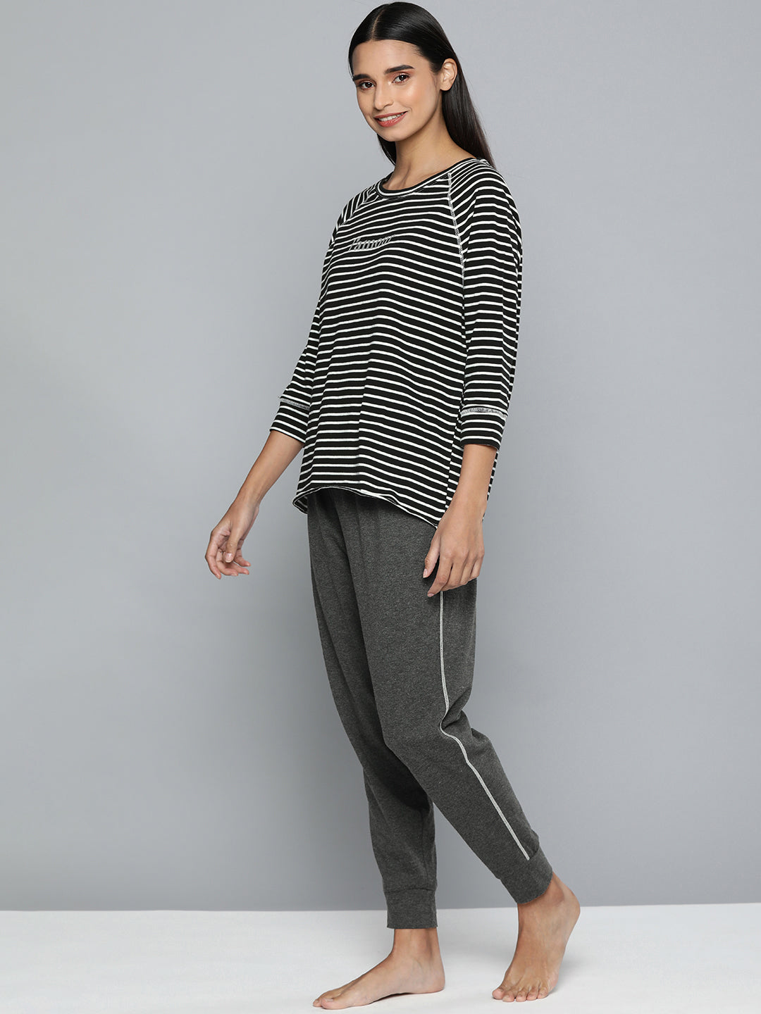 Striped Night Suit