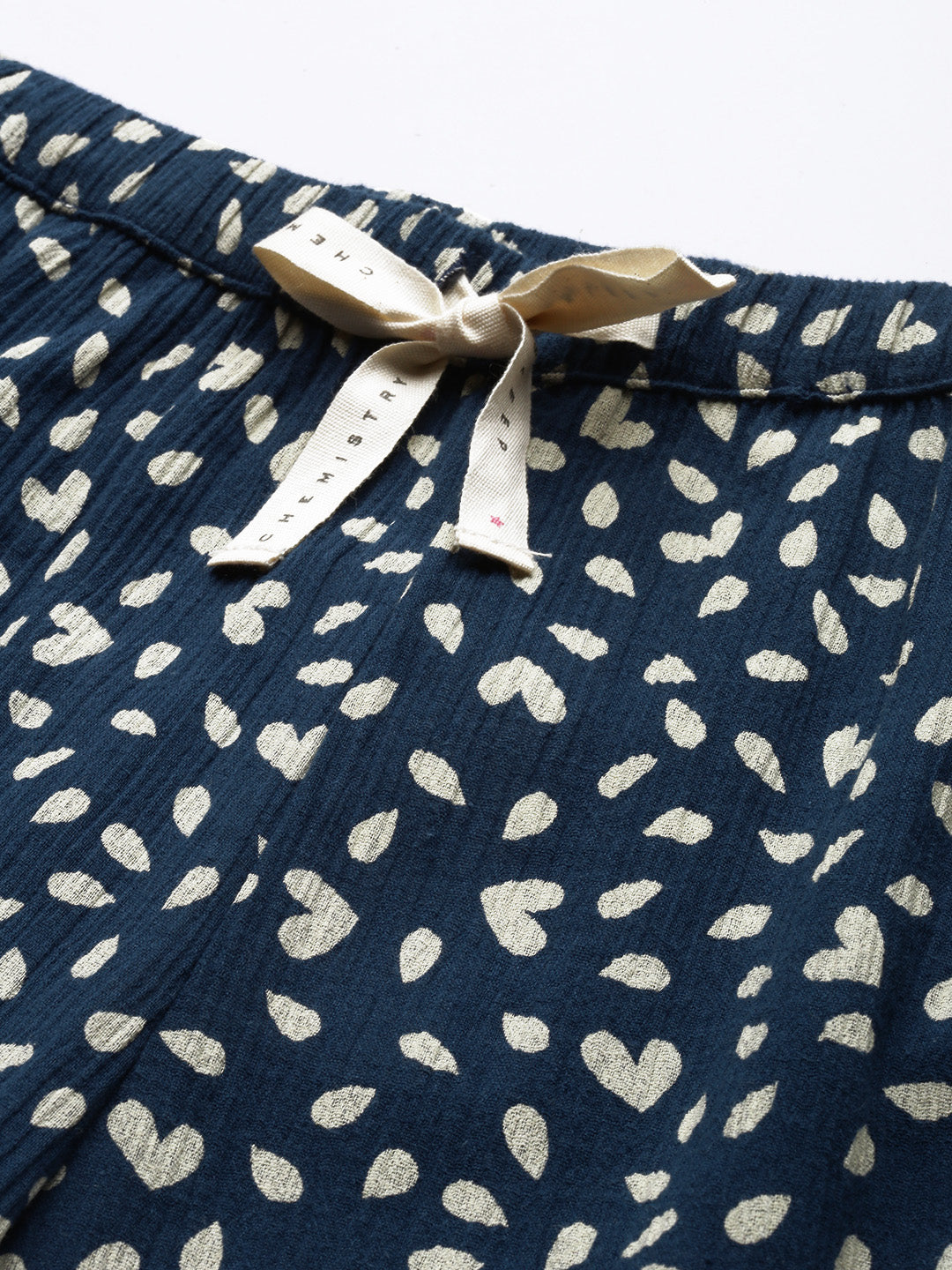 Crinkle Printed Pyjamas