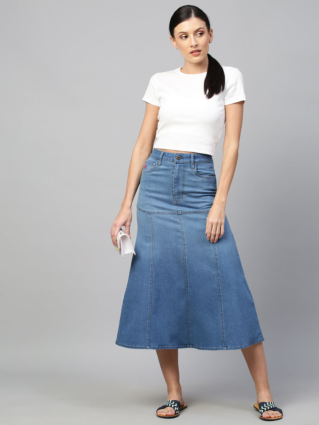 Denim Skirt - Buy Denim Skirt online in India