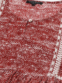 Embroided Viscose Crepe Kurta