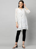 PRINTED BEMBERG / PONTE KURTA SET