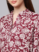 Printed Rayon Pop Over Kurta
