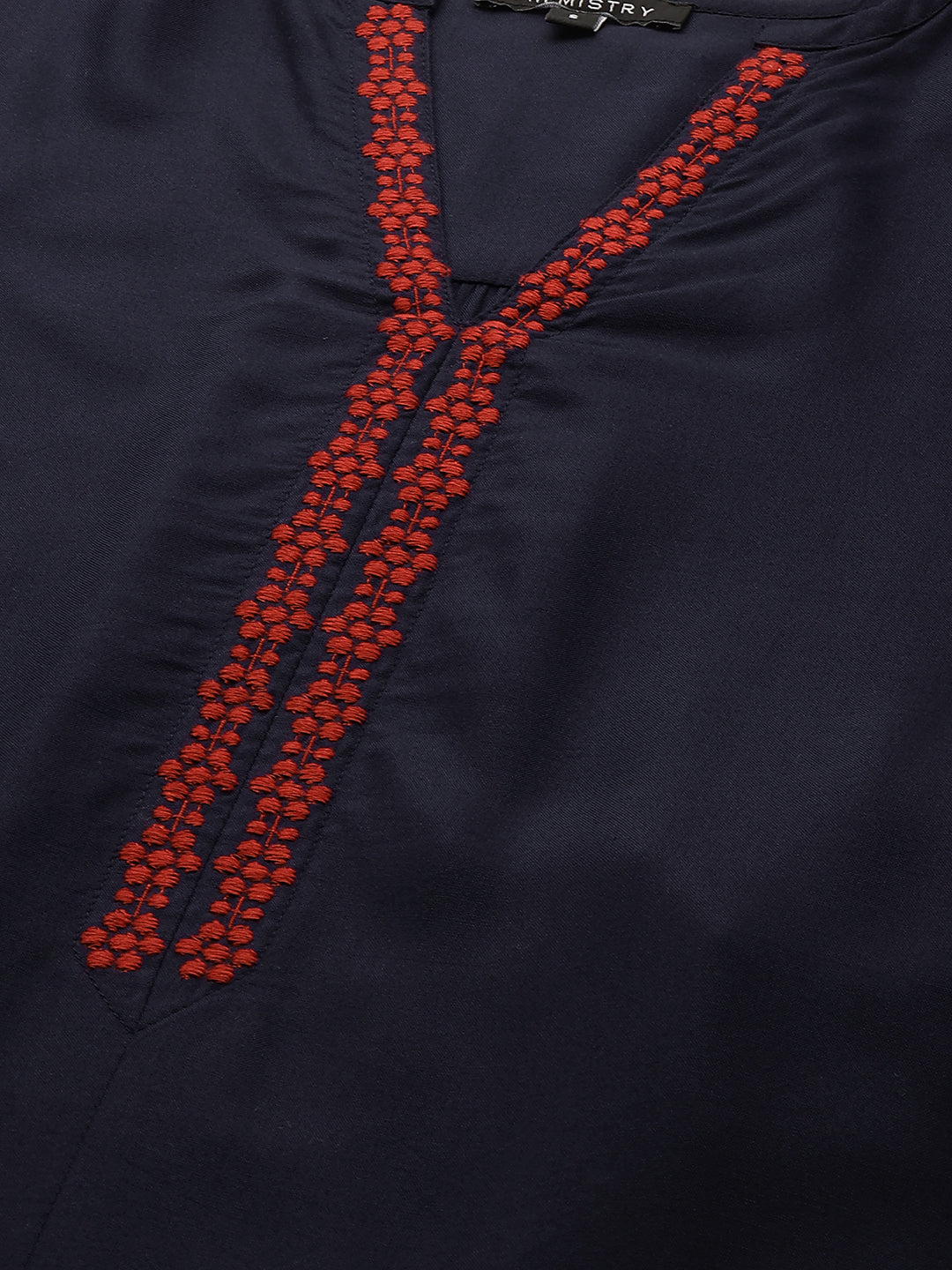 Embroidered Rayon Kurta Set