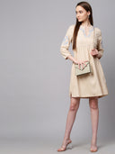 Embroidered Textured Dobby Kurta