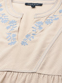 Embroidered Textured Dobby Kurta