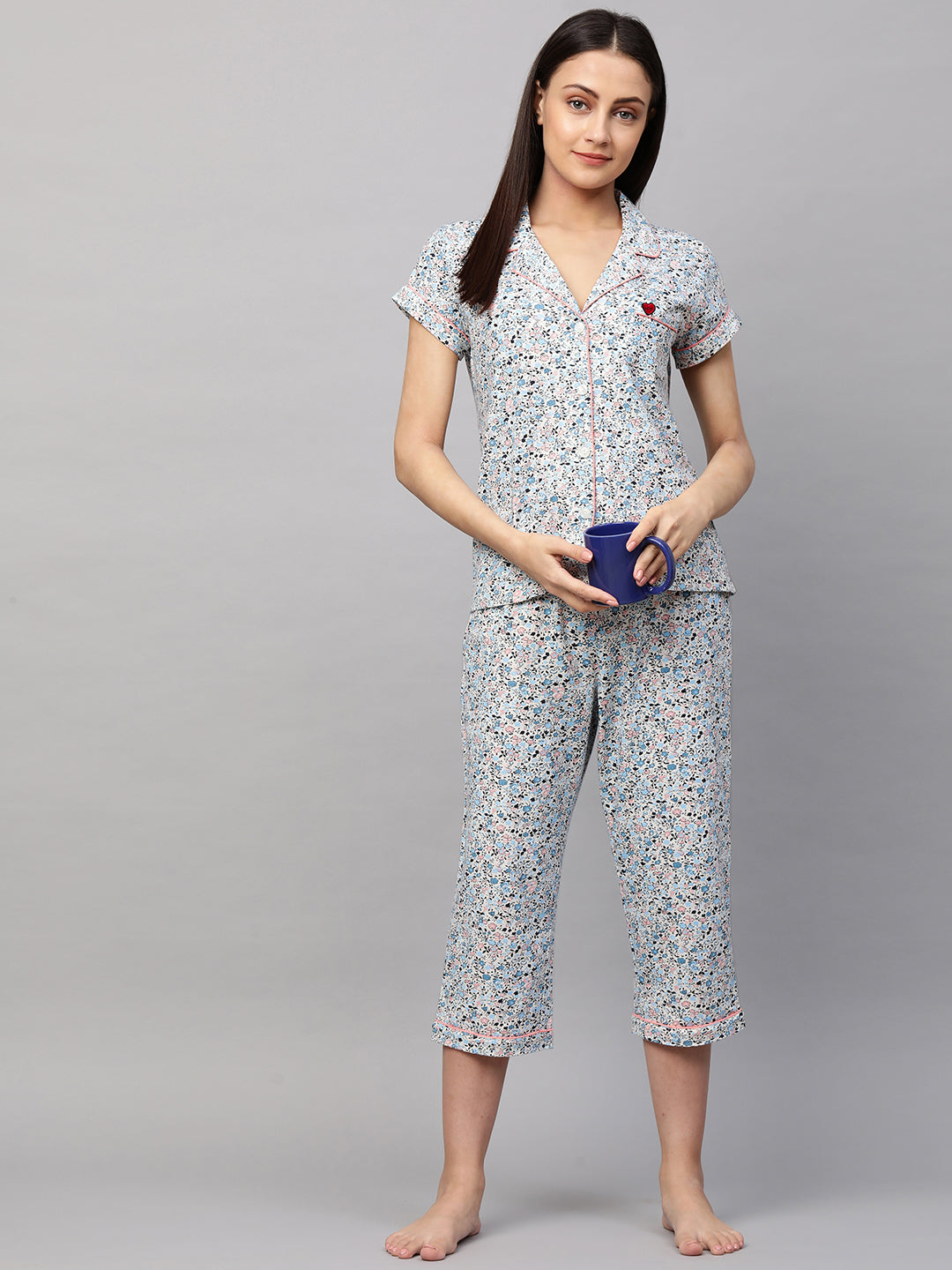 Printed Night Suit