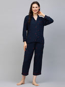 Embroidered Night Suit