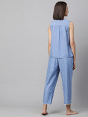 Striped Night Suit