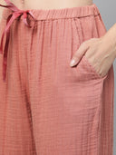 Double Fabric Crinkle Lounge Set